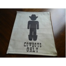 Cowboys Only Cowboy Cowboy boots Hat Belt Tapestry Wall Hanging NEW   382542786889